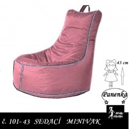 Sedací minivak PRO PANENKU cca 43 cm