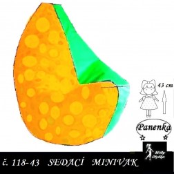 Sedací minivak PRO PANENKU cca 43 cm