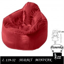 Sedací minivak PRO PANENKU cca 32 cm