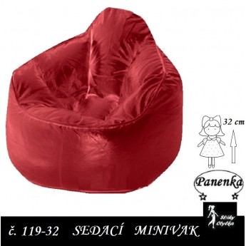 Sedací minivak PRO PANENKU cca 32 cm