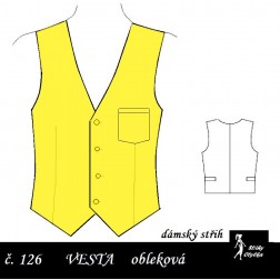 Vesta do kostýmku Anetka
