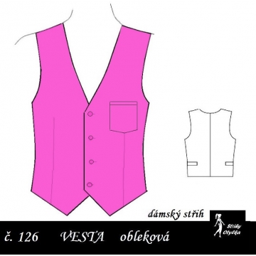 Vesta do kostýmku Anetka