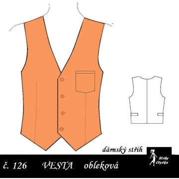 Vesta do kostýmku Anetka