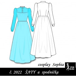 Šaty Sophia - cosplay
