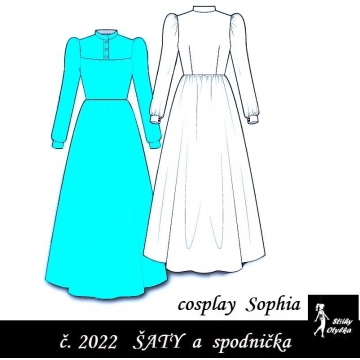 Šaty Sophia - cosplay