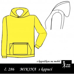 Mikina s kapucí Štěpa