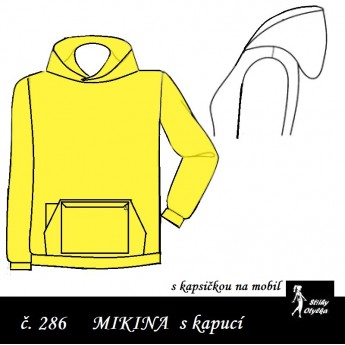 Mikina s kapucí Štěpa