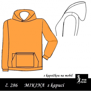 Mikina s kapucí Štěpa