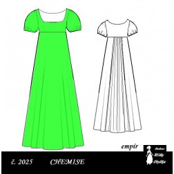 Empírové chemise Larisa, r. 1790 až 1820