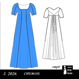 Empírové chemise Yvona, r. 1790 až 1820