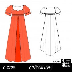 Empírové chemise Daniela, r. 1790 až 1820