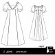 Empírové chemise Maryška, r. 1790 až 1820