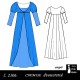Empírové chemise Romana, r. 1790 až 1820