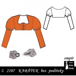 Empírový kabátek Blažena r. 1797 až 1810