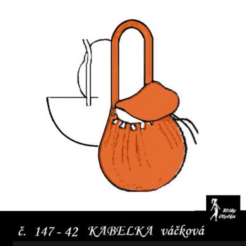 Kabelka váčková s klopou č. 42