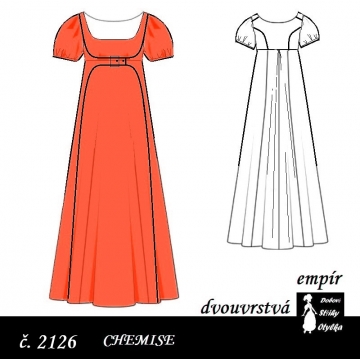 Empírové chemise Bedřiška,...