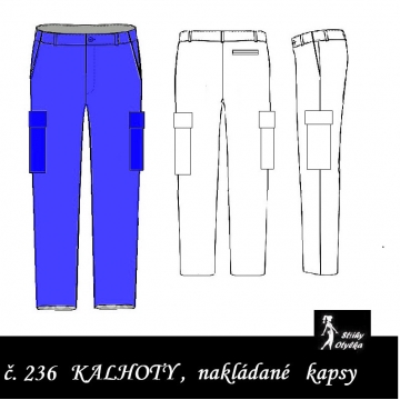 Kalhoty s nakládanými...