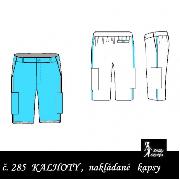 Kalhoty s nakládanými...
