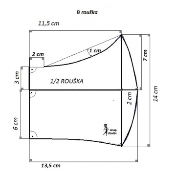 B střih ROUŠKY zdarma