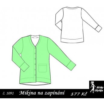 Svetr na zapínání Vlasta