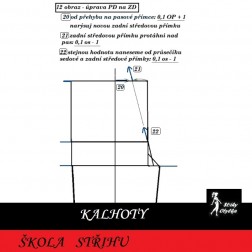 Škola střihu - KALHOTY sportovní, Ctirad