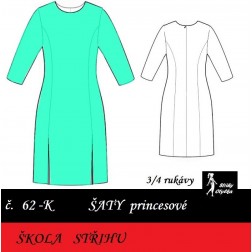 Škola střihu - ŠATY princesové, Edit