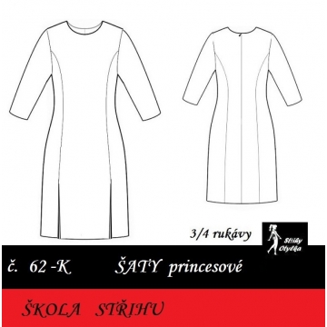 Škola střihu - ŠATY princesové, Edit