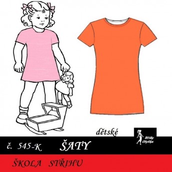 Škola střihu - ŠATY dětské, Libuše