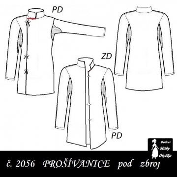 PÁNSKÁ prošívanice pod zbroj, Prokop