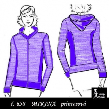 Mikina princesová s kapucí, Lada