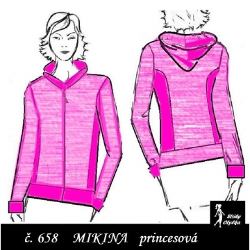 Mikina princesová s kapucí, Lada