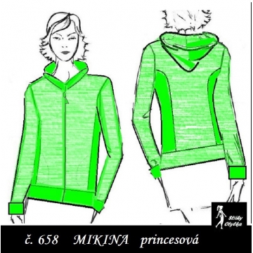 Mikina princesová s kapucí, Lada