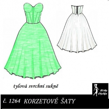 Šaty korzetové Katrina