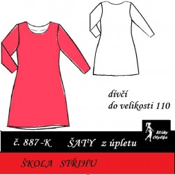 Škola střihu - ŠATY dětské, Irča