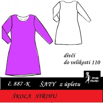 Škola střihu - ŠATY dětské, Irča