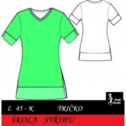 Škola střihu - TRIČKO Erika