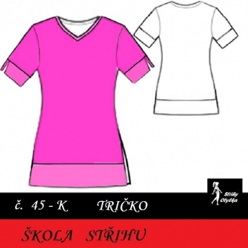 Škola střihu - TRIČKO Erika