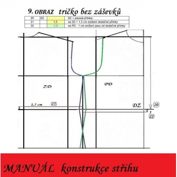Škola střihu - TRIČKO do 12 měs., Rita