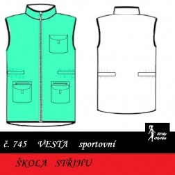 Škola střihu - VESTA chlapecká Zbyněk
