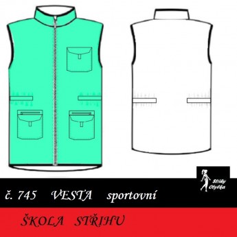 Škola střihu - VESTA chlapecká Zbyněk