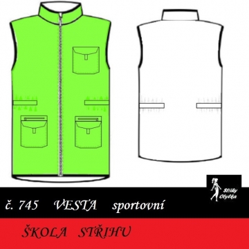 Škola střihu - VESTA chlapecká Zbyněk