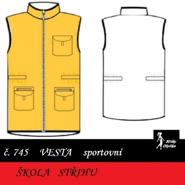 Škola střihu - VESTA chlapecká Zbyněk