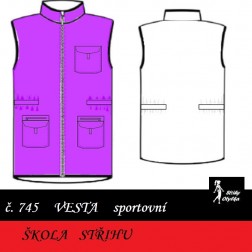 Škola střihu - VESTA pánské Zbyněk