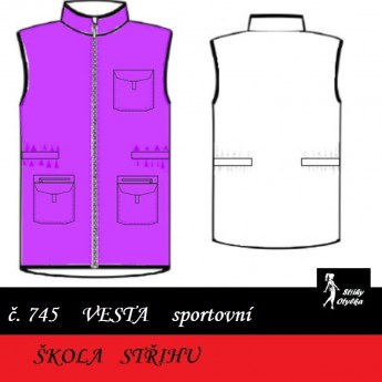 Škola střihu - VESTA pánské Zbyněk