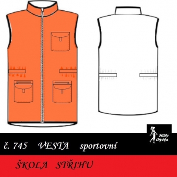 Škola střihu - VESTA pánské Zbyněk