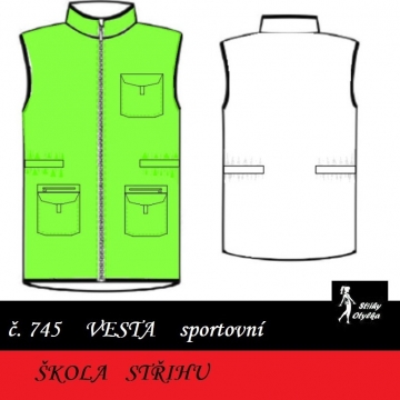 Škola střihu - VESTA pánské Zbyněk
