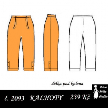 Krojové kalhoty Adam