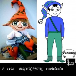 Broučínek, tělíčko a oblečení, VP 50 cm