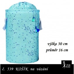 Košík kulatý s vázáním