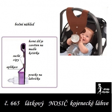 Nosič, držák na kojenecké láhve